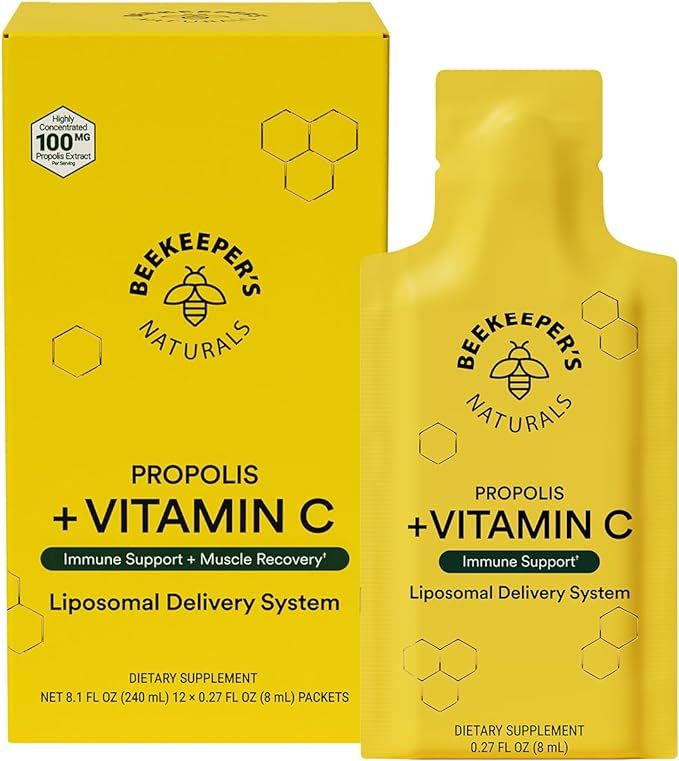 Beekeeper's Naturals Liposomal Vitamin C + Propolis, Gel, Effective Bio-Available Immune Support ... | Amazon (US)