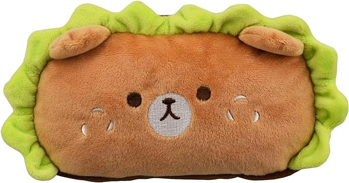 Plush Animal Stationery Cartoon Cute Pencil Case for Teen Girls and Cosmetic Bag 1 Pack Brown Bea... | Amazon (US)