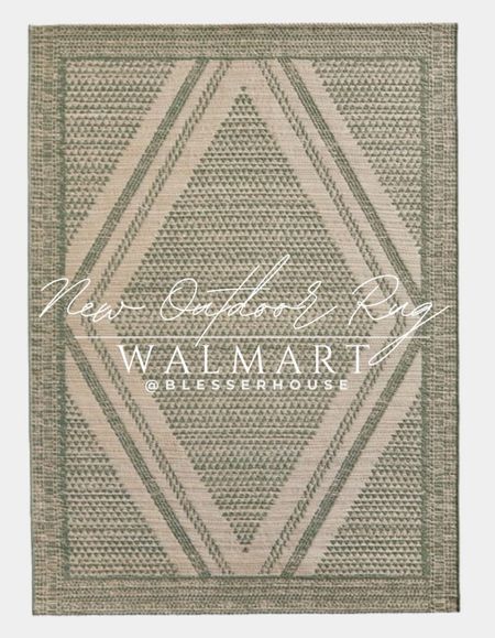 Affordable outdoor rug from Walmart! 

Better Homes and Garden 

#LTKSeasonal