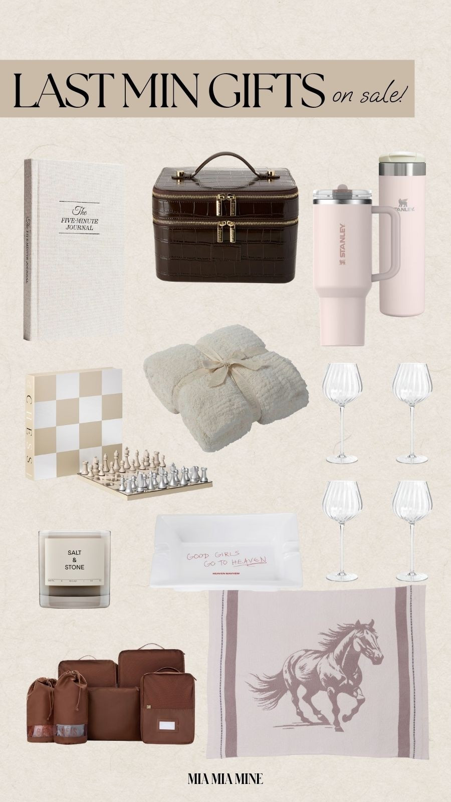 Last minute gift ideas 
Holiday gifts on sale at revolve 
Use code MERRY20 and save on Stanley, barefoot dreams, home gifts and more 

#LTKGiftGuide #LTKFindsUnder100 #LTKSaleAlert