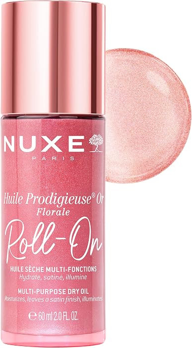 NUXE Floral Shimmering Body Oil for Face, Body and Hair, Moisturizing Body Glow Oil, Fast Absorbi... | Amazon (US)