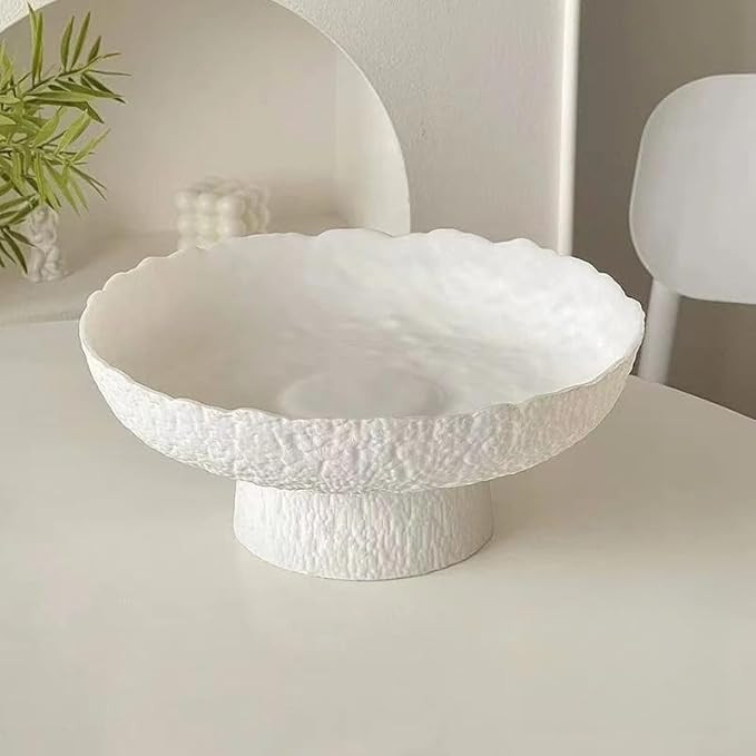 NoorooCare Decorative Fruit Bowls for kitchen decor Counter 10.4‘’,Large Modern Serving Bowl,... | Amazon (US)