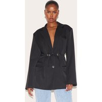 Black Belt Detail Blazer | PrettyLittleThing US