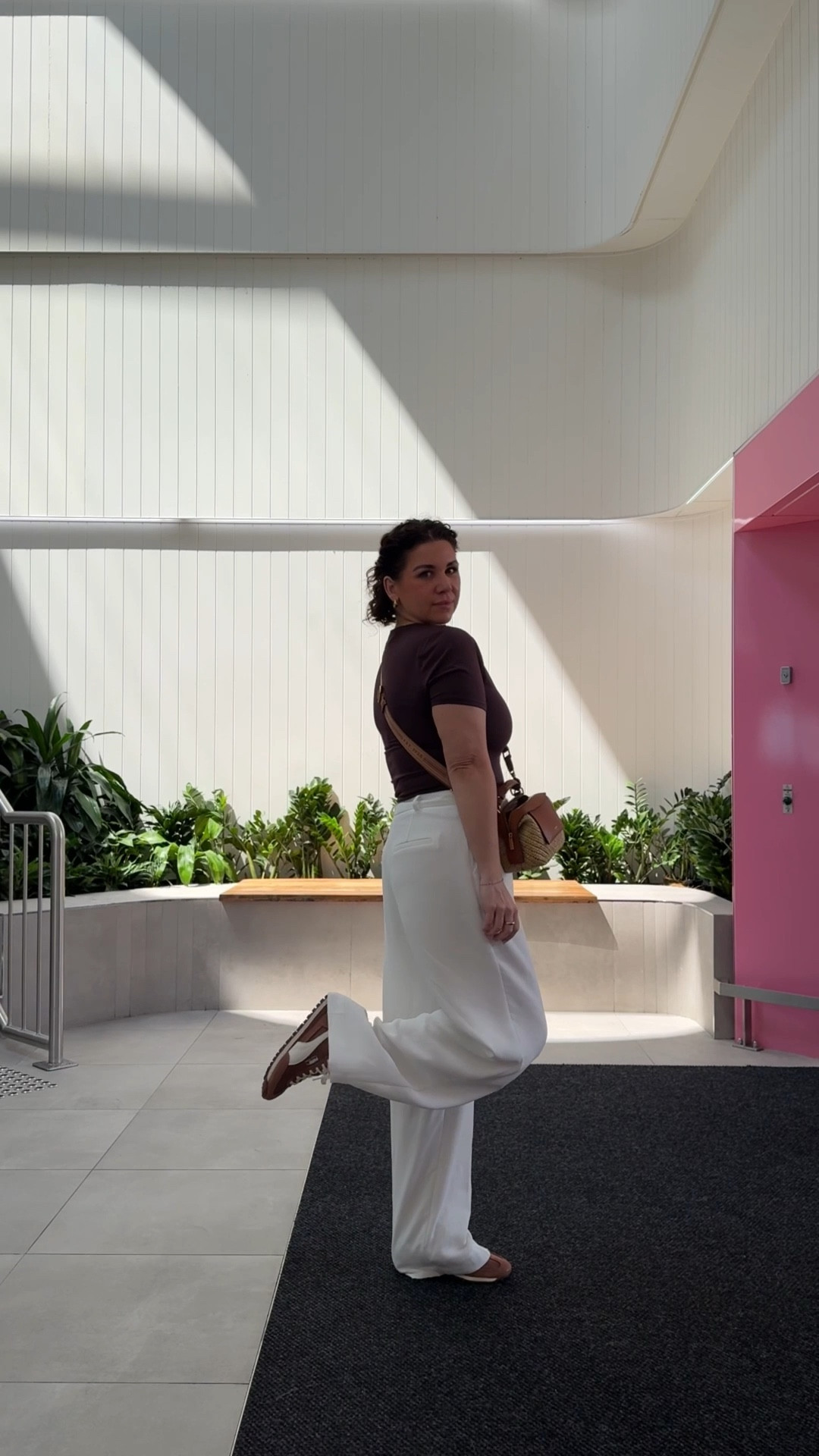 Wearing size 12 pants (to be hemmed) size M Portmans Soft Touch Tee & size EU38.5 Sneakers  

#LTKaustralia #LTKworkwear #LTKstyletip