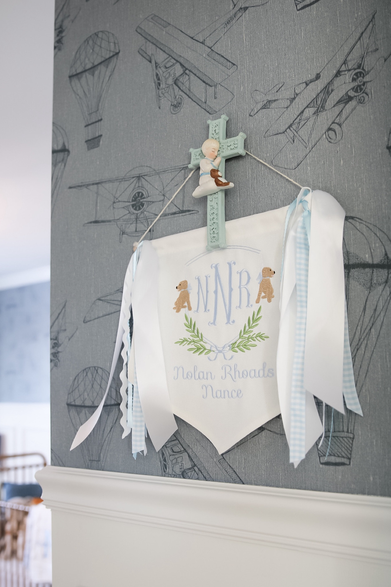 A precious announcement sign for hospital photos and a great keepsake to display in his nursery. #announcementphoto #babyphotos #babykeepsake #heirloom 

#LTKBaby #LTKBump #LTKKids