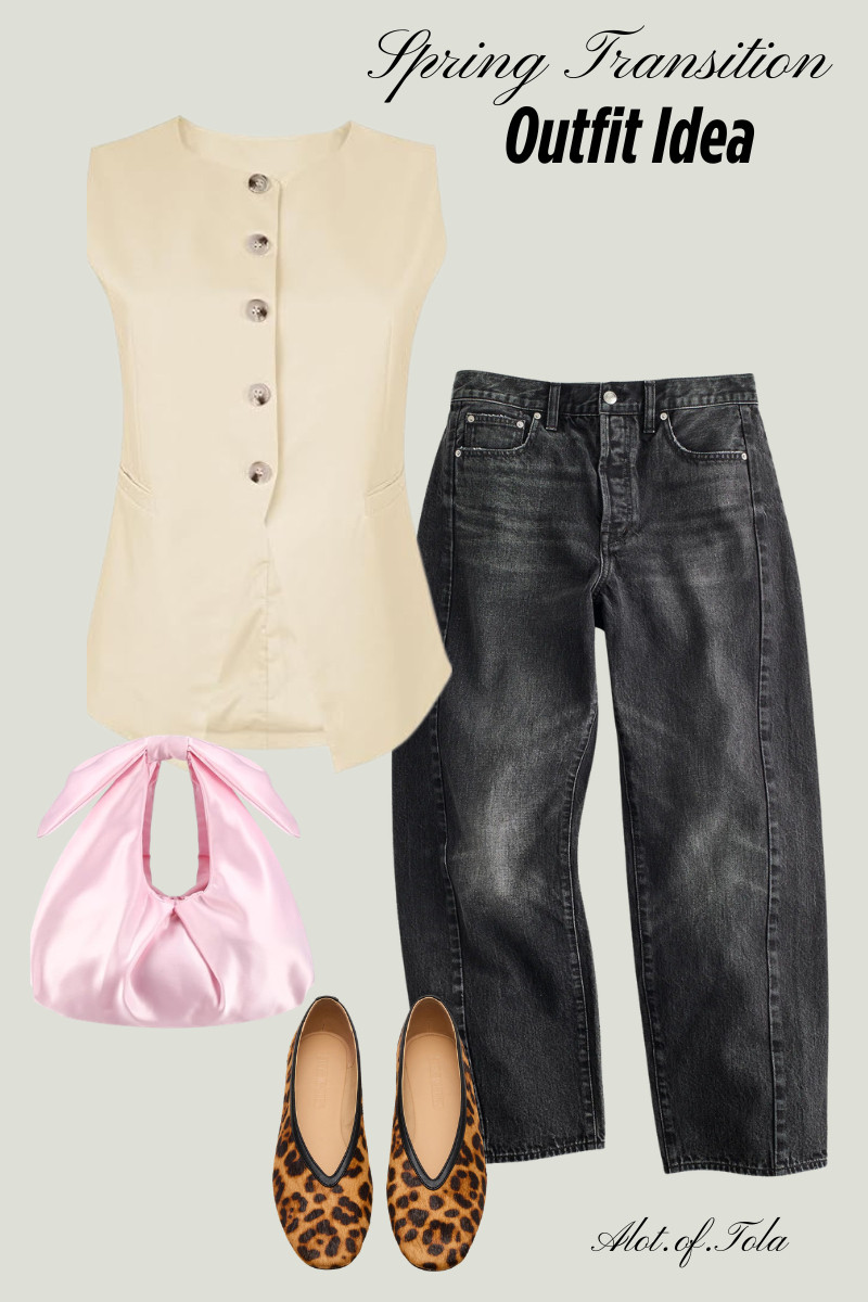 Casual Spring Transitional Outfit Idea  

 #LTKSpringSale #LTKootd #LTKSeasonal