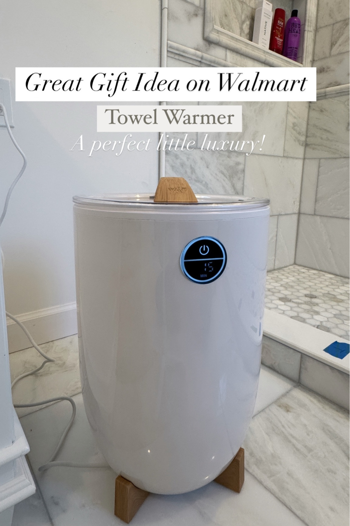 #walmartpartner Gift giving is my love language, and there’s nothing better than getting them the PERFECT gift they’ll love. Walmart has top brands at prices you love! Mike found me this towel warmer on Walmart that I absolutely love! I’ve been using it to warm towels, blankets, and pajamas on cold nights!  @Walmart  #WalmartGifts #Walmart 

#LTKHome #LTKHoliday #LTKGiftGuide