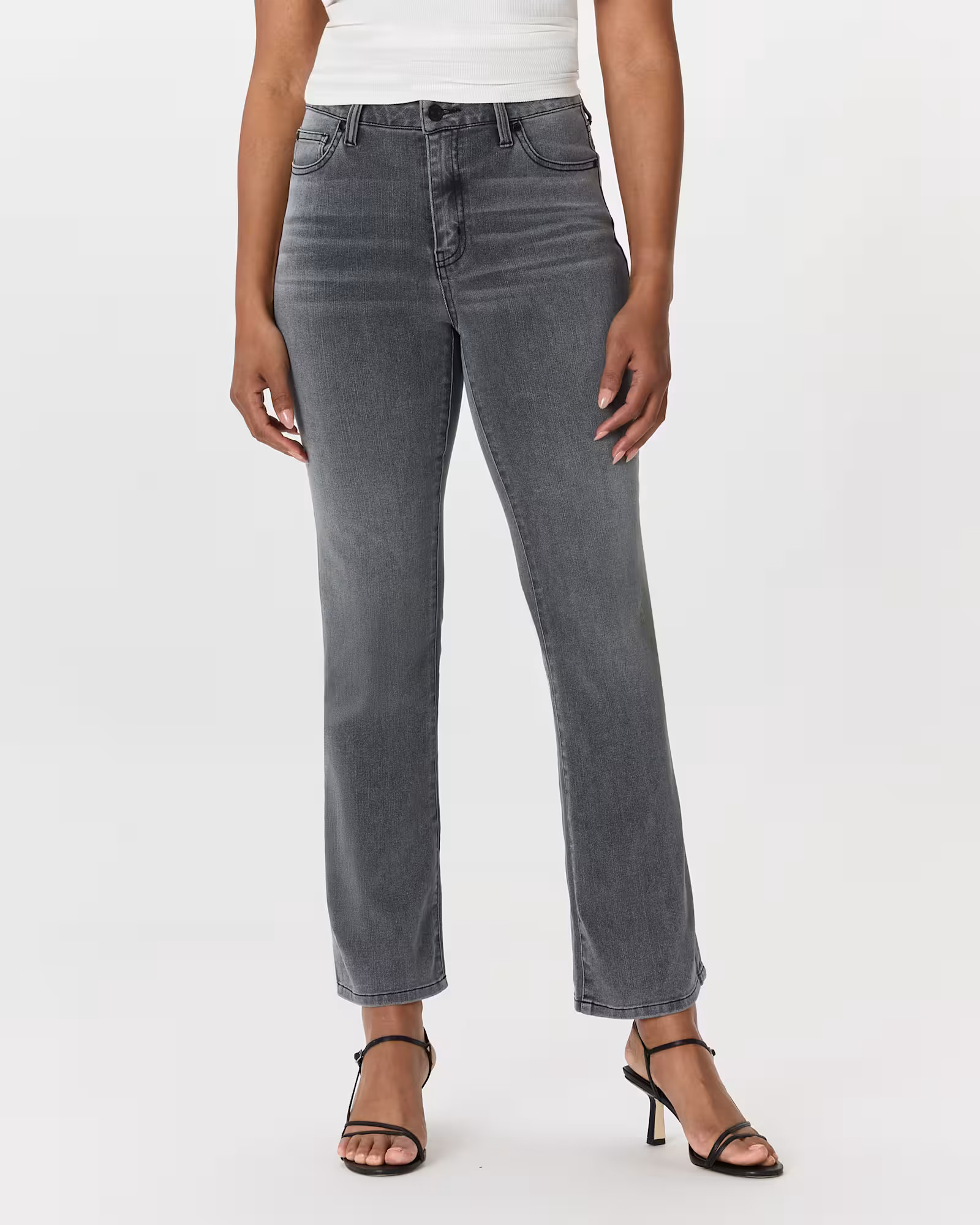 Bella Stretch Kick Flare Jeans in Greyed Out | Quince