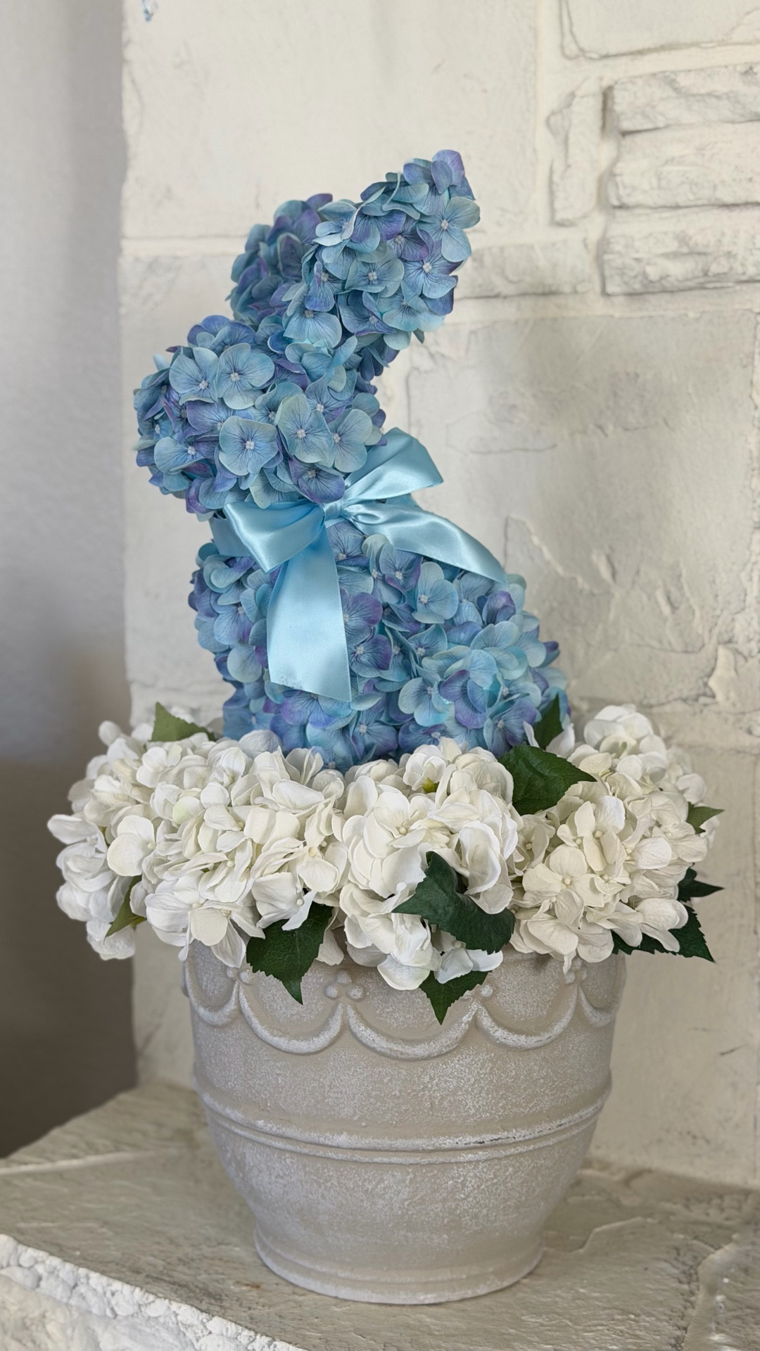 This viral blue hydrangea topiary bunny is stealing the show. Everyone loves it and everyone wants it in their Easter decor this year!

#LTKHome #LTKSeasonal