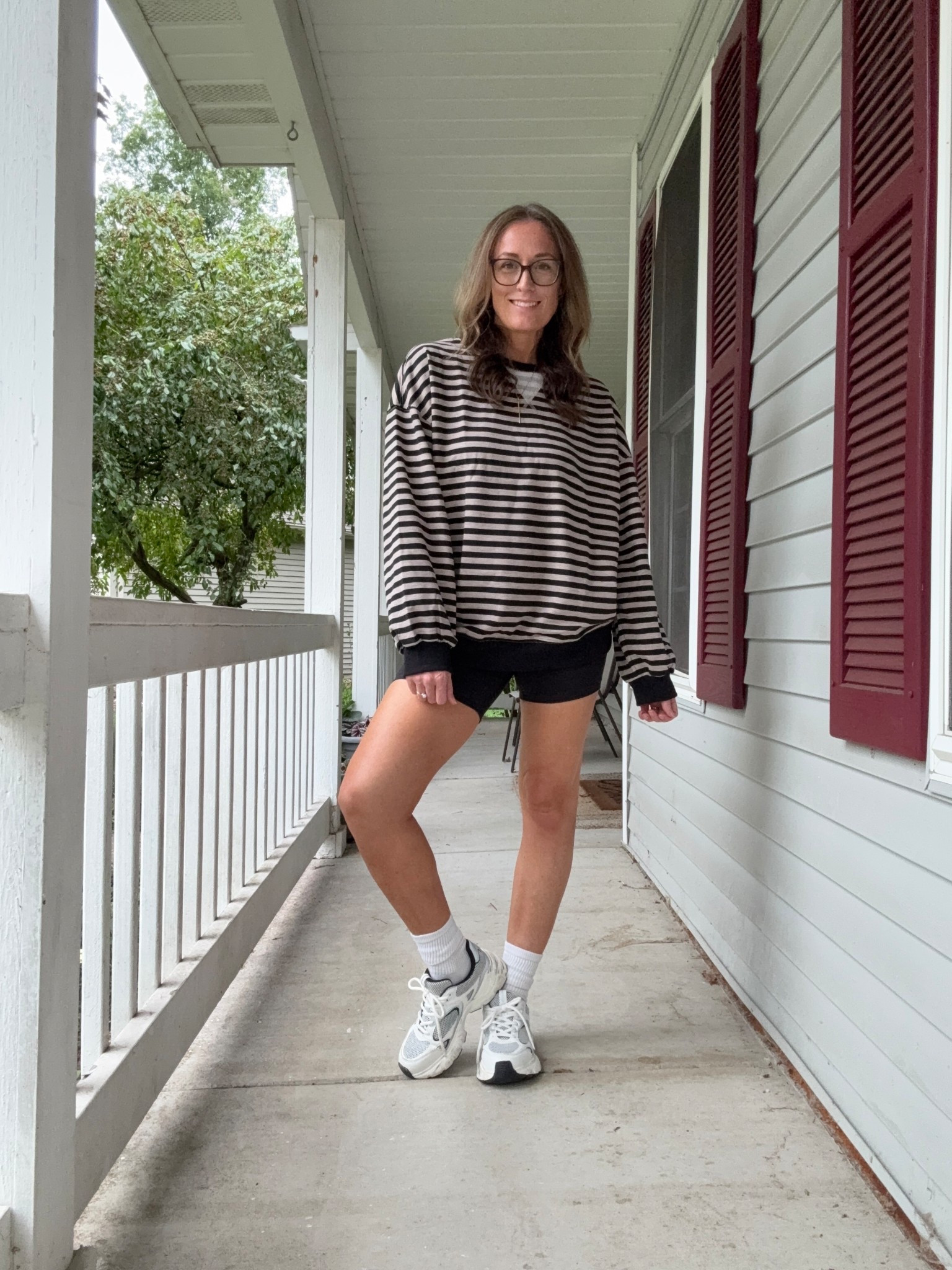 9/3/25 ✨ Sweatshirt is a large. Shorts are a small.

Everyday outfits. Easy outfits. Easy outfit ideas. Neutral basics. Summer outfits. Summer outfit idea. Casual outfits. Basic mom outfit. Casual outfit idea. Casual outfit. Everyday outfit. Mom outfit. Street style. Casual mom outfit. Amazon fashion. Fall outfits. Fall outfit idea.

#LTKOver40 #LTKSeasonal #LTKFindsUnder100