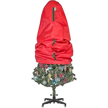 Upright Christmas Tree Storage Bag - Fits 9 Ft Artificial Xmas & Topiary Tree, Vertical Holiday C... | Amazon (US)