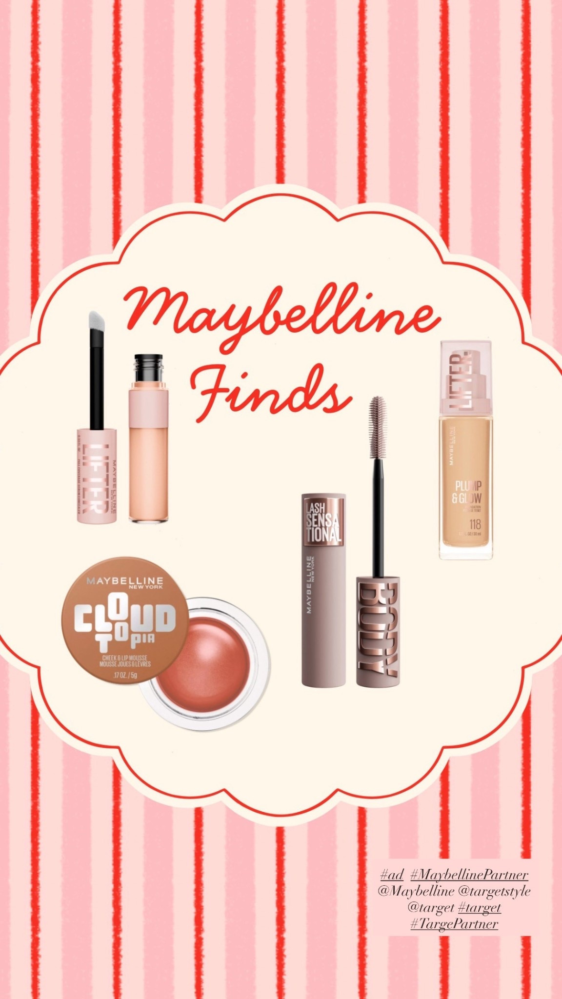  #ad #MaybellinePartner check out my favorites from @‌maybelline at @‌target!@targetstyle #target #TargetPartner

#LTKBeauty