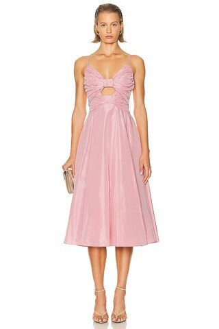 Staud Dayanara Dress in Pink | FWRD 