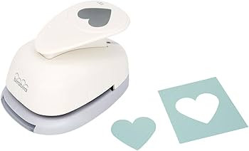 Bira Craft 1.5 inch Heart Lever Action Craft Punch, Valentine’s Day Punch, for Paper Crafting S... | Amazon (US)