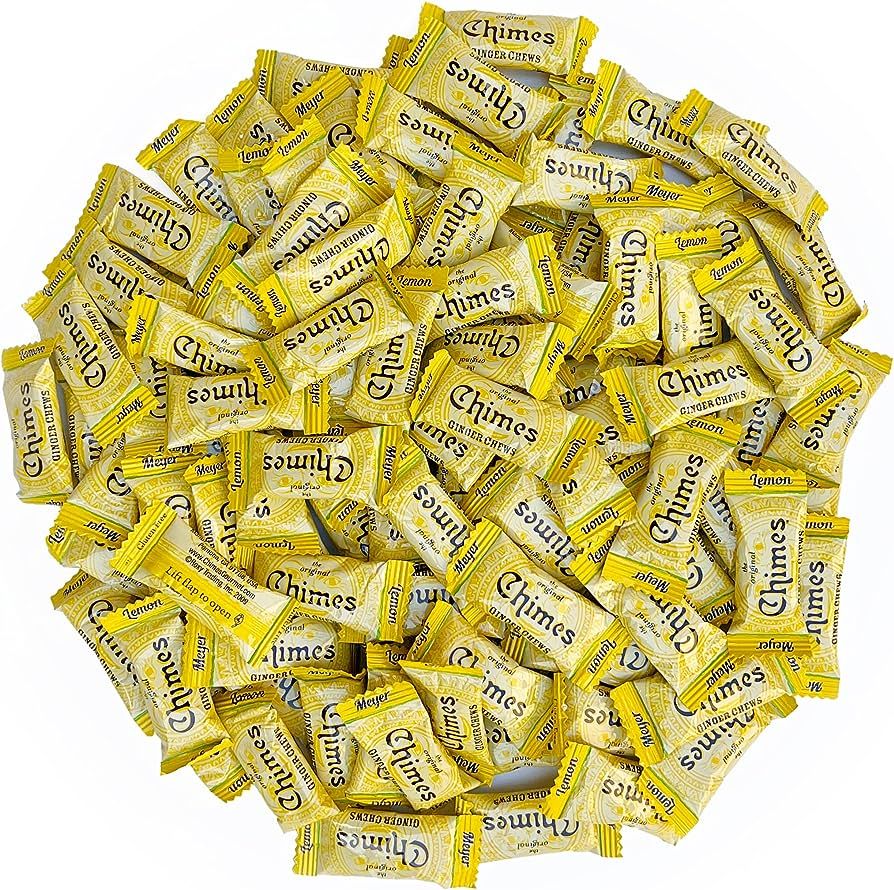 Chimes Meyer Lemon Ginger Chews Candy, 1-Pound Bag | Amazon (US)