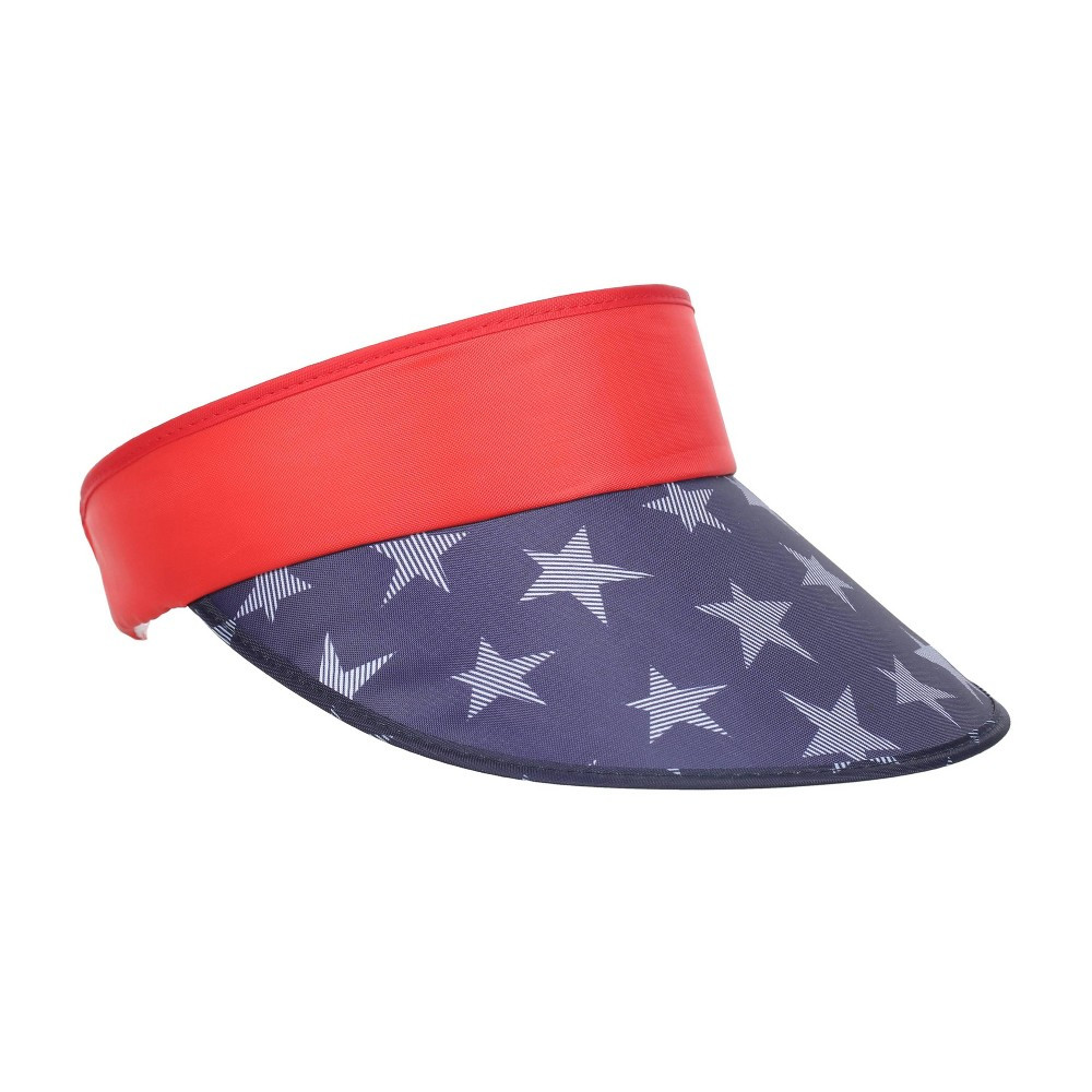 Retro Visor Stars Red White Blue - Sun Squad | Target