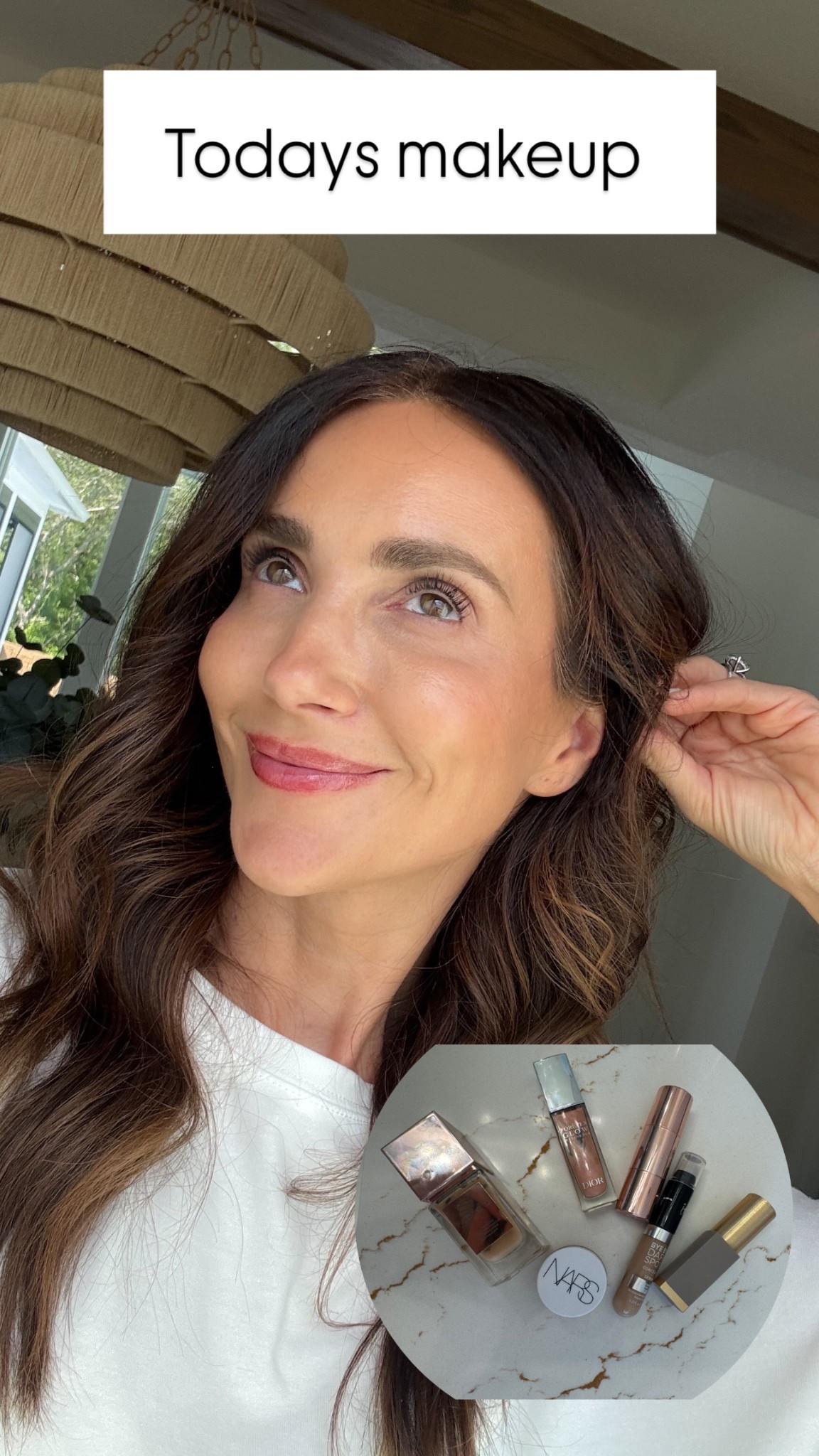 All included in Sephora sale ➡️ contour in shadow, eye brother in golden eye, foundation in 14, concealer in 33, blush in peachy keen, Dior glow in peachy 

#LTKBeauty #LTKSaleAlert #LTKOver40