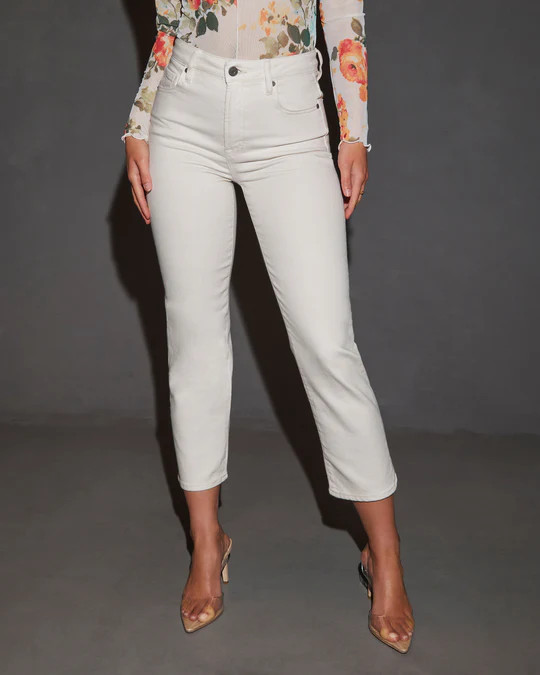 Erika Slim Straight High Rise Jean | VICI