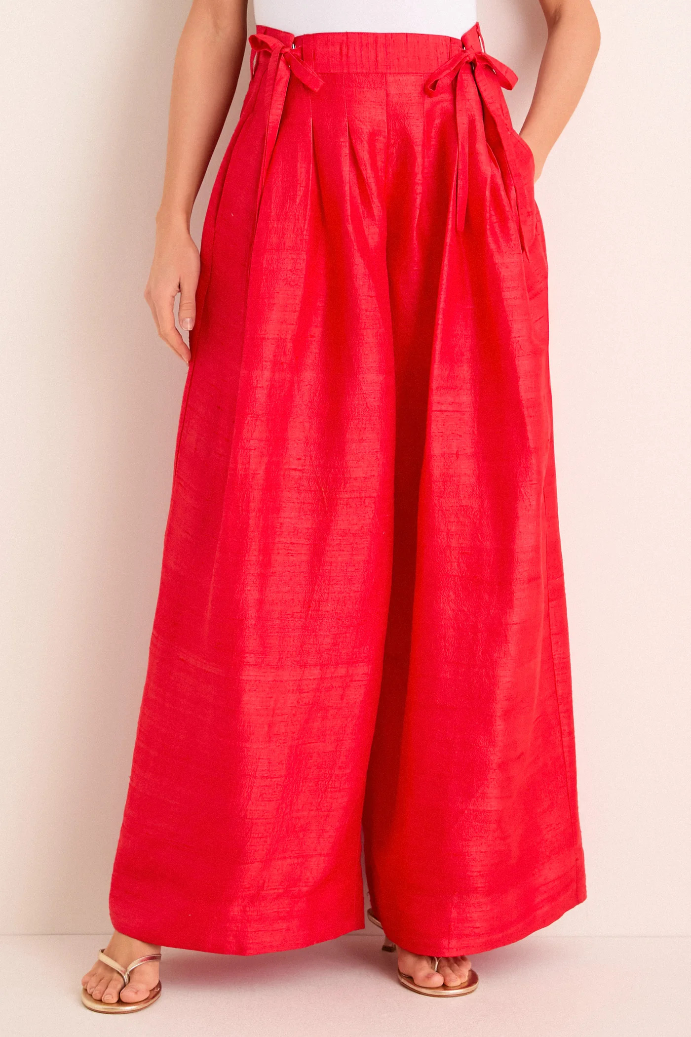 Taffy Banyan Pleated Snap Pant | Tuckernuck (US)