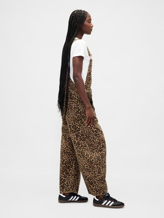 UltraSoft Denim Horseshoe Overalls | Gap (CA)