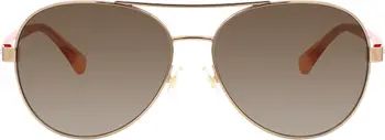 averie 58mm gradient aviator sunglasses | Nordstrom