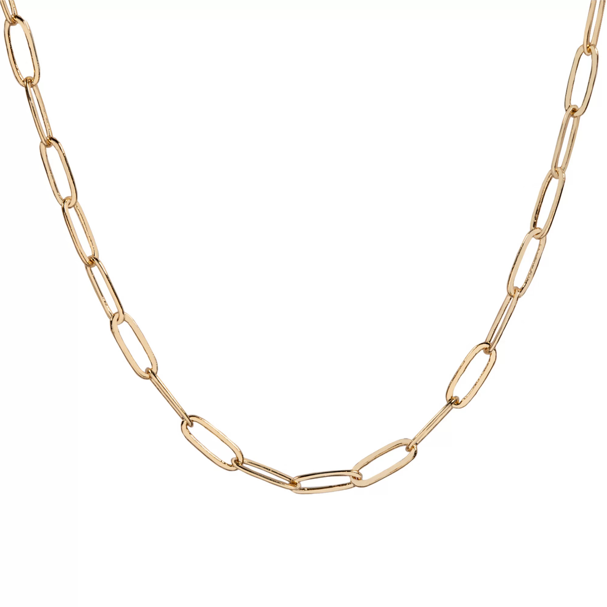 LC Lauren Conrad Gold Tone Long Links Chain Necklace | Kohl's