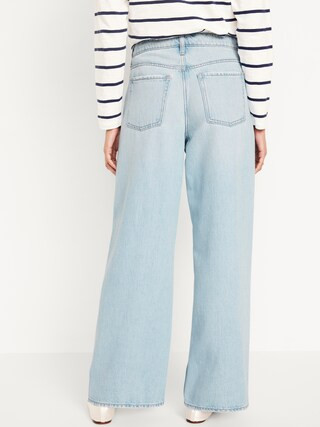 Mid-Rise Baggy Wide-Leg Jeans | Old Navy (US)