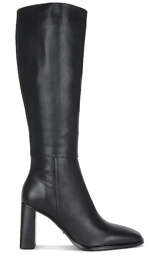 Rylee Heeled Boot in Black Venice | Revolve Clothing (Global)