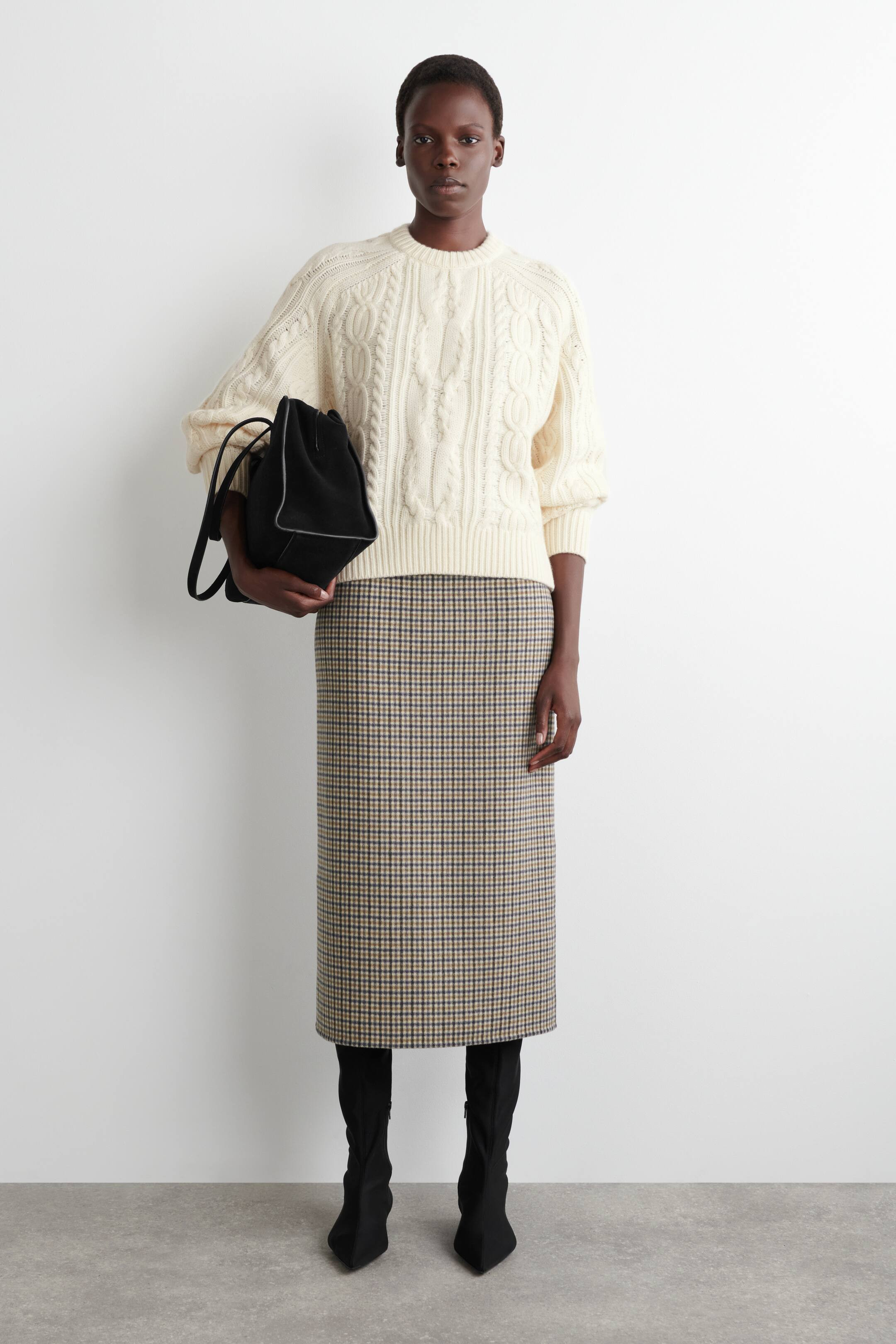 CABLE-KNIT WOOL-CASHMERE JUMPER | H&M (UK, MY, IN, SG, PH, TW, HK)