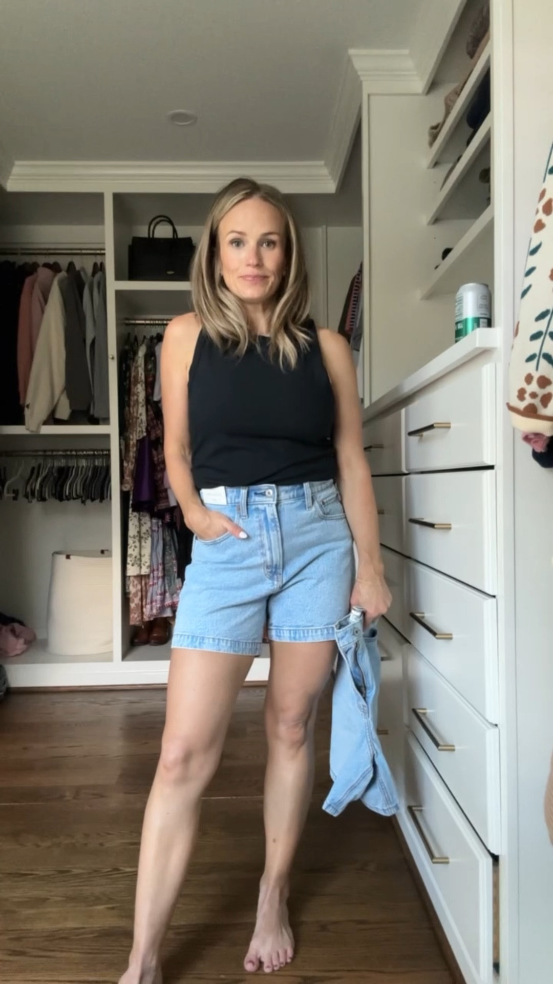 The Abercrombie Dad Short is sooo good. This is a size 27 and fits perfectly postpartum. I usually wear a 25 or 26 so I would say they run TTS all things considered. #jeanshorts #denimshorts #abercrombieshorts 

#LTKfindsunder100 #LTKSeasonal #LTKstyletip