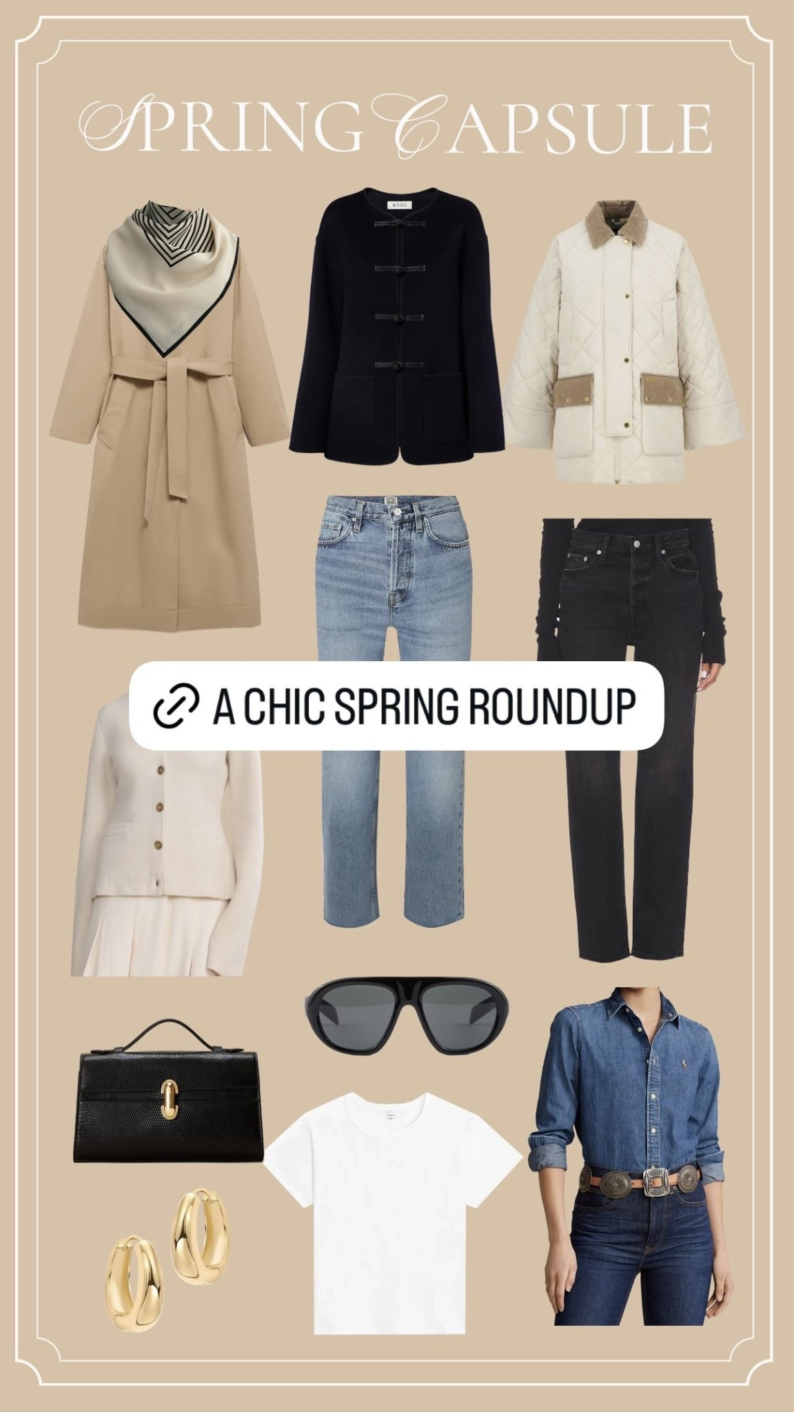 Spring capsule wardrobe. 

#LTKSeasonal #LTKWorkwear #LTKTravel