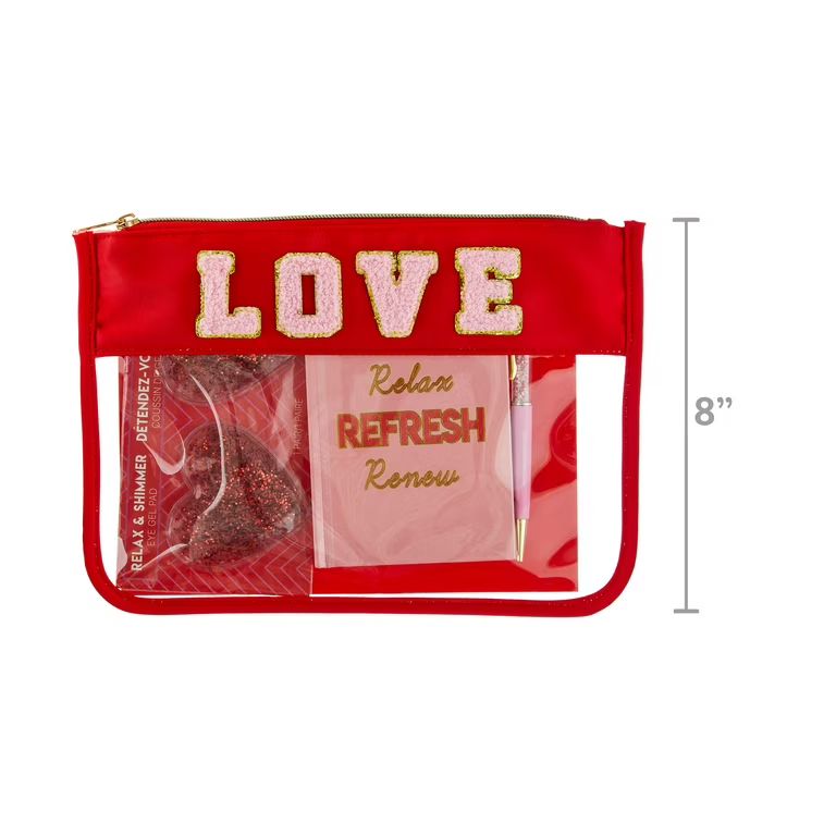 Valentine's Day "Love" Pouch Set Party Favor, Red, by Way To Celebrate | Walmart (US)