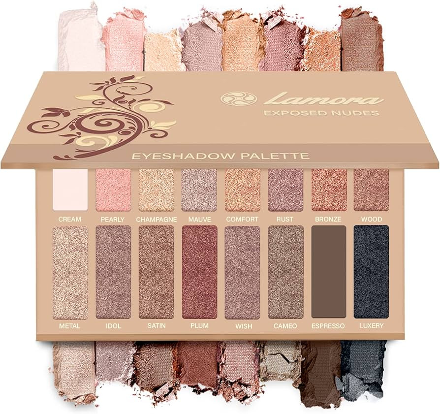 Best Pro Eyeshadow Palette Makeup - Matte Shimmer 16 Colors - Highly Pigmented - Professional Nud... | Amazon (US)