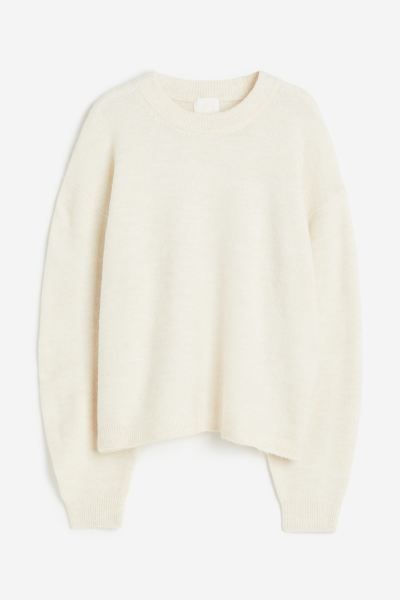 Knit Sweater - Cream - Ladies | H&M US | H&M (US + CA)