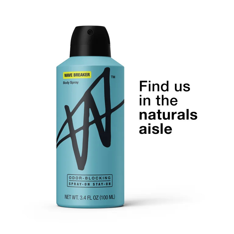 W By Jake Paul Body Spray - Odor Blocking - Long Lasting - Wave Breaker - 3.4 fl oz | Walmart (US)