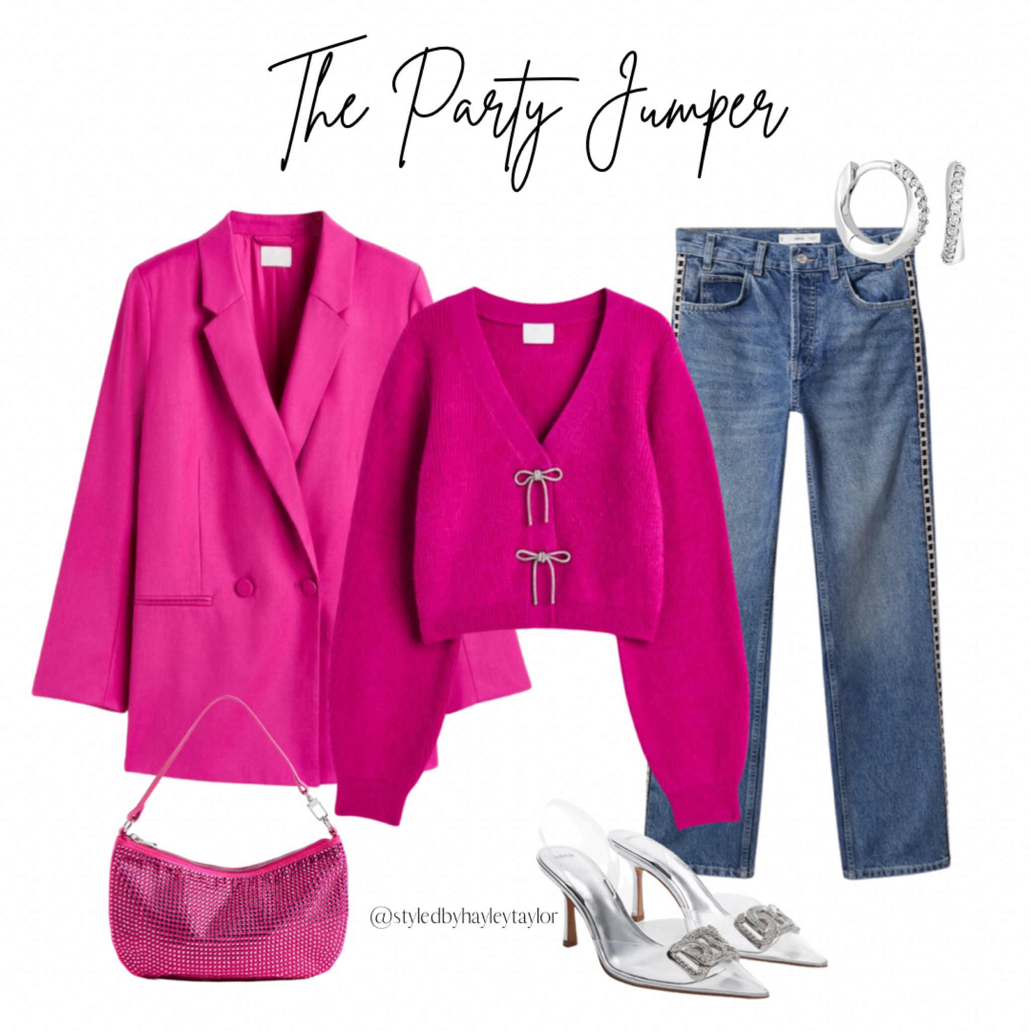 The Party Jumper ✨

You can never wear too much pink 💖 Bows & sparkles are your go to this season. Pair this pink jumper with embellished jeans, stilettos & a sparkly bag - the perfect party outfit or swap the jeans for a pair of satin trousers in another tone of pink to elevate the overall look. 

#LTKSeasonal #LTKstyletip #LTKHoliday