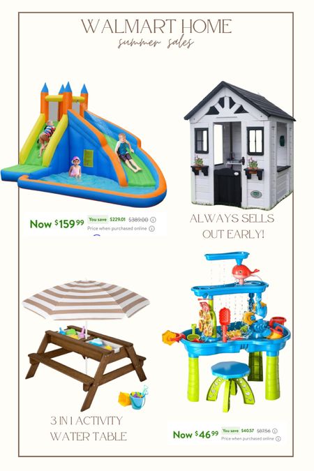 Walmart outdoor toys now on sale! Up to 60% off! 
Jumphouse
Summer toy

#LTKSwim #LTKSeasonal #LTKKids