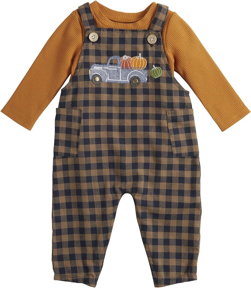 Mud Pie baby-boys Pumpkin Truck Overall Set | Amazon (US)