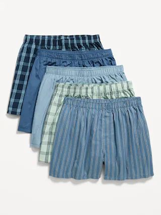 5-Pack Soft-Washed Boxer Shorts -- 3.75-inch inseam | Old Navy (US)