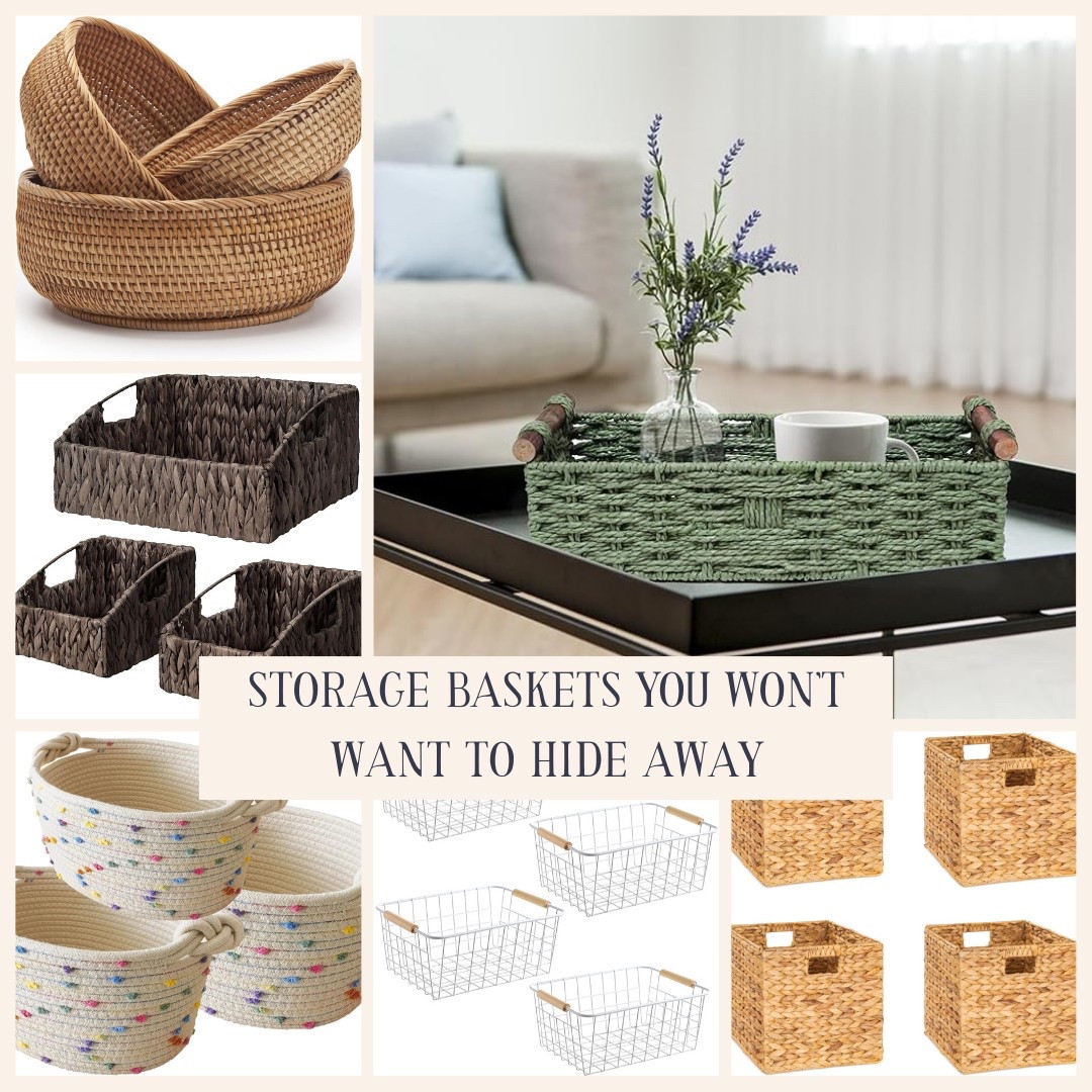 Affordable baskets that elevate your space while keeping it organized and cozy — These Amazon storage baskets are the perfect mix of decorative and practical—great for stashing clutter in style. I love how they add texture and warmth to a room while still being super affordable. Whether you're refreshing your space for spring or just want to elevate your shelves, these are easy little upgrades that make a big difference.

#LTKFindsUnder100 #LTKStyleTip #LTKHome