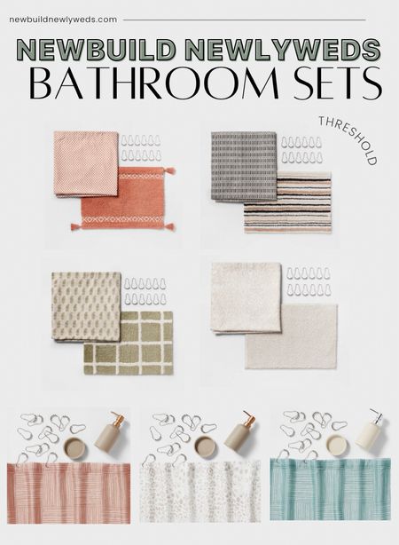 Bathroom sets under $25 with shower curtain and rug or bathroom accessories!

#LTKsalealert #LTKhome #LTKfindsunder50