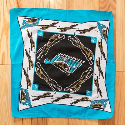 VTG 90s NFL Jacksonville Jaguars "Banned Logo" Bandana Football Handkerchief  | eBay | eBay US