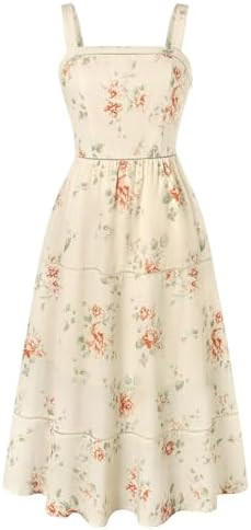 Belle Poque Women Floral Spring Summer Wedding Guest Dress | Amazon (US)