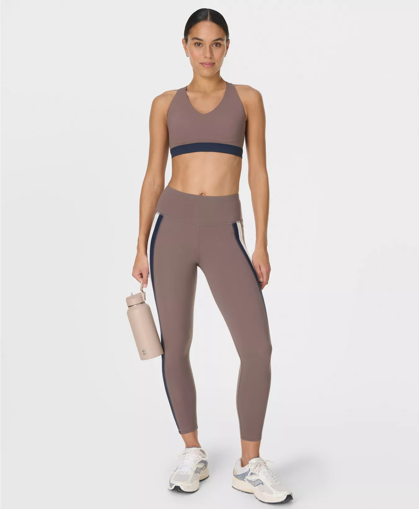 Power Pulse Bra - Brown Wild Leopard Print | Women's Sports Bras | Sweaty Betty | Sweaty Betty UK