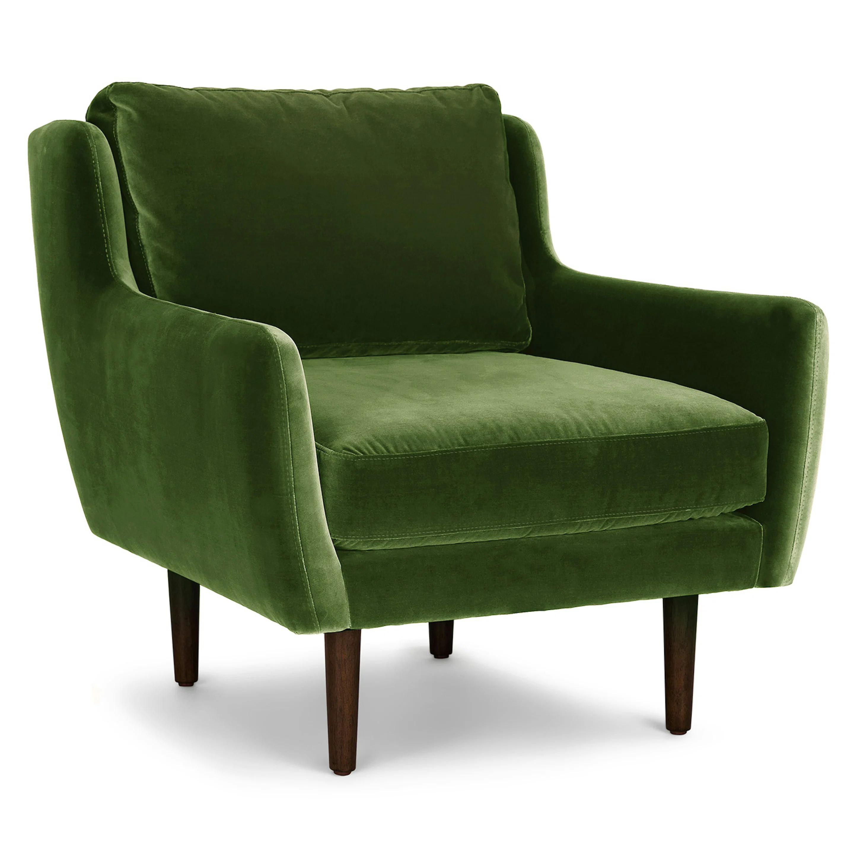 Matrix 30.5" Velvet Lounge Chair - Grass Green | Article