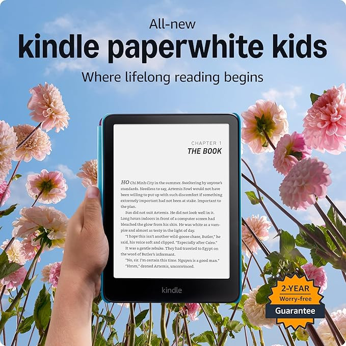 All-new Amazon Kindle Paperwhite Kids (16 GB) – larger 7" glare-free display – Kids read an a... | Amazon (US)