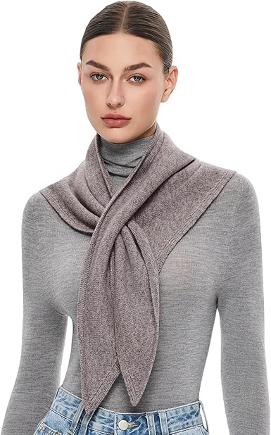 PULI Women's 100% Wool Triangle Scarf Neck Warmer Winter Fashion Accessories Gift Package | Amazon (US)