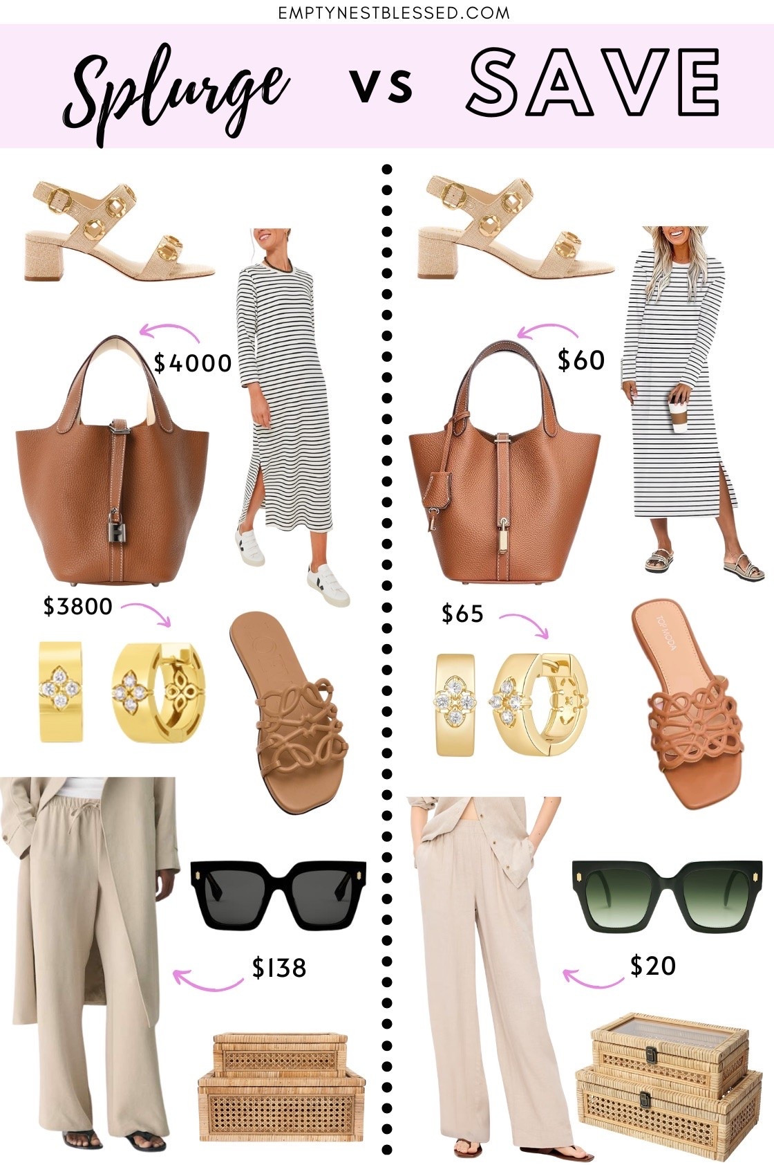 Designer style without the designer price tag? Yes please! ✨

If you love the look of high-end fashion but don’t love the splurge, this post is for you. We found some amazing save or splurge finds that give you the same stylish vibe for so much less! 👏

Tap to see all the lookalikes we’re loving right now!

#LTKSeasonal #LTKHome #LTKSaleAlert