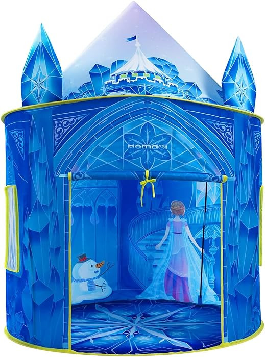 Princess Play Tent, Frozen Toy for Girls, Ice Castle Kids Tent Indoor and Outdoor, Large Imaginat... | Amazon (US)