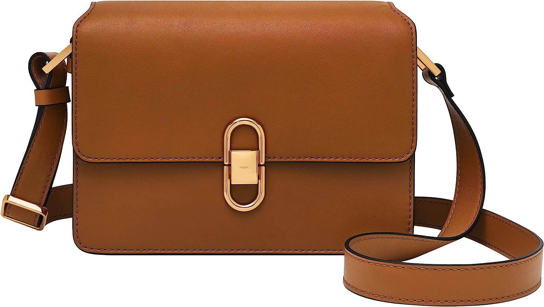 Fossil Women's Avondale Leather Small Crossbody Purse Handbag for Women | Amazon (US)